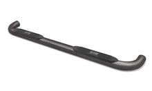 Load image into Gallery viewer, Lund 94-02 Dodge Ram 2500 Quad Cab 4in. Oval Curved Steel Nerf Bars - Black - Installation View