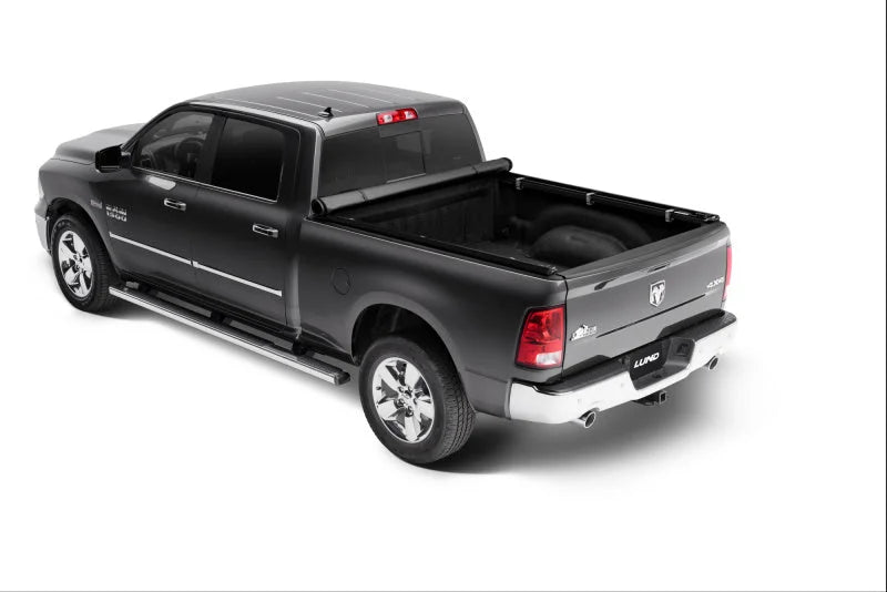 Lund 96-04 Dodge Dakota (6.5ft. Bed) Genesis Roll Up Tonneau Cover - Black - Installation View