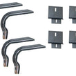 Load image into Gallery viewer, Lund 97-04 Ford F-150 Std. Cab EZ Running Board Mounting Bracket Kit - Brite
