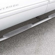 Load image into Gallery viewer, Lund 97-98 Ford F-150 SuperCab (3Dr) 4in. Oval Curved SS Nerf Bars - Polished - Side View