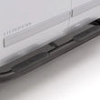 Load image into Gallery viewer, Lund 97-98 Ford F-150 SuperCab (3Dr) 4in. Oval Curved Steel Nerf Bars - Black - Side View
