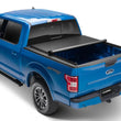 Load image into Gallery viewer, Lund 99-07 Ford F250/F350/F450 Super Duty (8ft bed) Genesis Roll Up Tonneau Cover - Black - Installation View