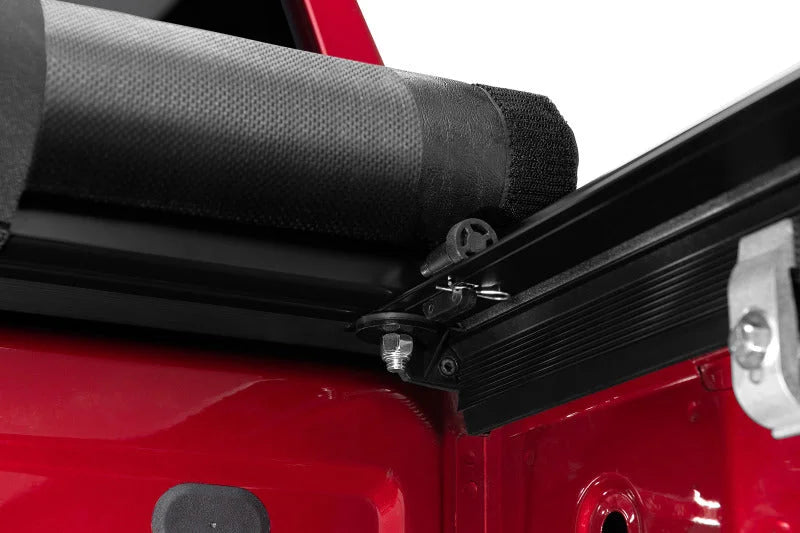 Lund 99-07 Ford F250/F350/F450 Super Duty (8ft bed) Genesis Roll Up Tonneau Cover - Black - Additional View 6