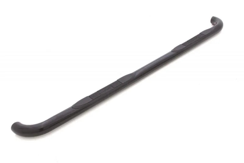Lund 99-13 Chevy Silverado 1500 Ext. Cab (Body Mount) 3in. Round Bent Steel Nerf Bars - Black - Side View