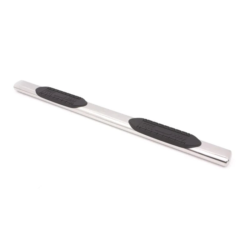 Lund 99-13 Chevy Silverado 1500 Std. Cab 6in. Oval Straight SS Nerf Bars - Polished - Main Product View