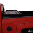Load image into Gallery viewer, Lund 99-17 Ford F-250 Super Duty Styleside (6.8ft. Bed) Hard Fold Tonneau Cover - Black - Back View