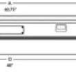 Load image into Gallery viewer, Lund Universal Alum Flush Mount Box - Brite - Back View
