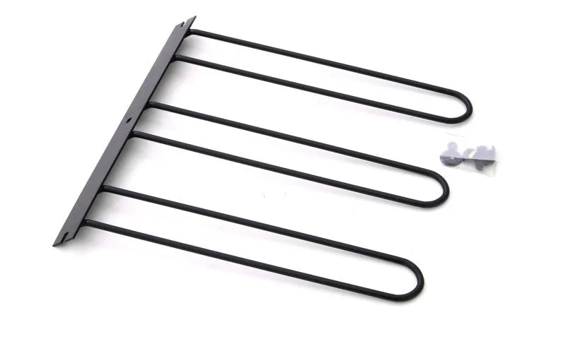 Lund Universal Cargo Bike Attachment 20x60 Non-Folding Steel Carrier - Black - Main Product View