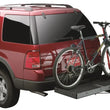 Load image into Gallery viewer, Lund Universal Cargo Bike Attachment 20x60 Non-Folding Steel Carrier - Black - Back View