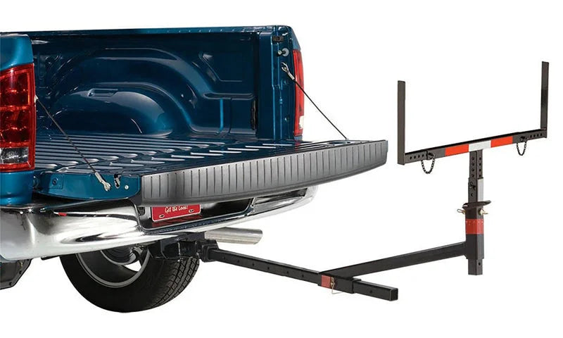 Lund Universal Hitch Rack - Black - Side View