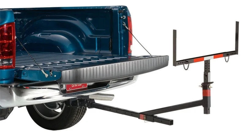 Lund Universal Hitch Rack - Black - Back View