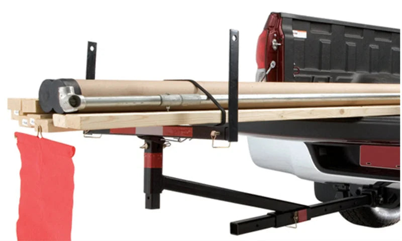 Lund Universal Hitch Rack - Black - Installation View