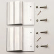 Load image into Gallery viewer, Lund Universal Ramp Kit For 2X8in To 2X10in Planks 9X7.5X2.25in - Silver - Main Product View