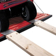Load image into Gallery viewer, Lund Universal Ramp Kit For 2X8in To 2X10in Planks 9X7.5X2.25in - Silver - Back View