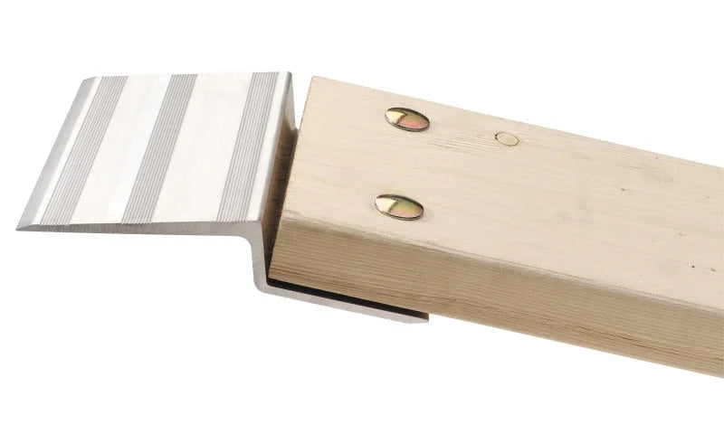 Lund Universal Ramp Kit For 2X8in To 2X10in Planks 9X7.5X2.25in - Silver - Installation View