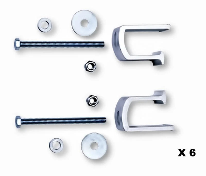 Lund Universal (Storagebox Mounting Kit Display(6 Of P/N 954100) Tool Box Mounting Kit - Brite - Main Product View