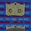 Load image into Gallery viewer, Lyndall Racing Brakes Brake Pads - Gold+ PM 4 Piston 7182-GPLUS - Side View