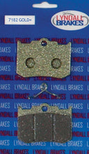 Load image into Gallery viewer, Lyndall Racing Brakes Brake Pads - Gold+ PM 4 Piston 7182-GPLUS - Side View