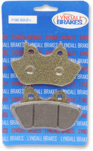 Load image into Gallery viewer, Lyndall Racing Brakes Gold-Plus Brake Pads - Harley-Davidson 7195-GPLUS - Side View