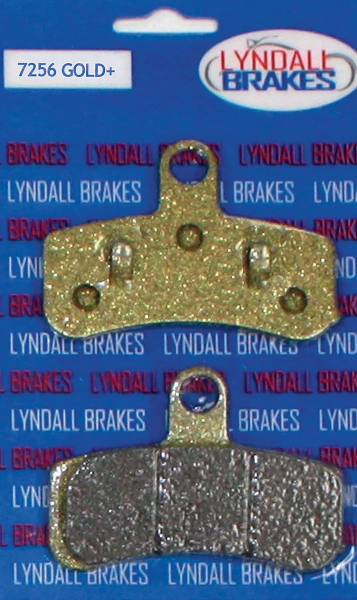 Lyndall Racing Brakes Gold-Plus Brake Pads - Harley-Davidson 7256-GPLUS - Side View