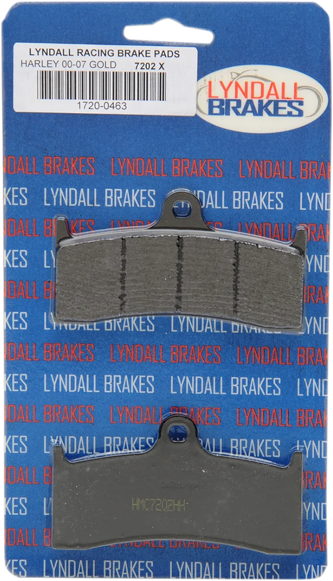 Lyndall Racing Brakes X-Treme Brake Pads - '98-'02 Buell 7202X - Side View