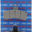 Load image into Gallery viewer, Lyndall Racing Brakes X-Treme Brake Pads - Harley-Davidson '08-'17 7256X - Back View