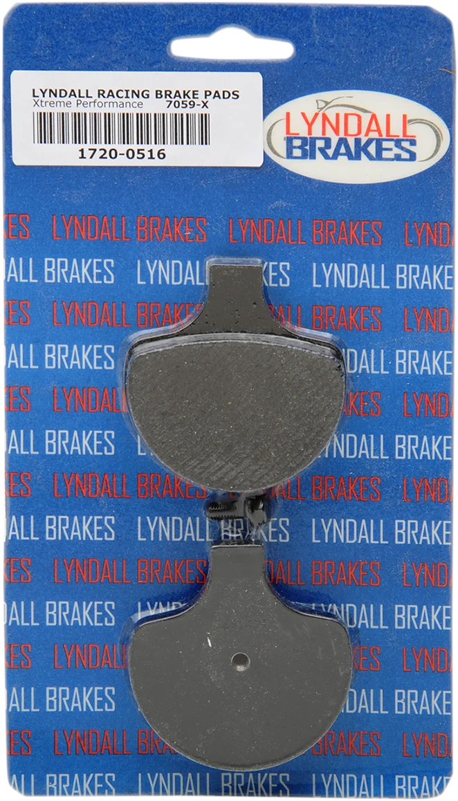 Lyndall Racing Brakes X-Treme Brake Pads - Harley-Davidson 7059X - Side View