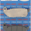 Load image into Gallery viewer, Lyndall Racing Brakes X-Treme Brake Pads - Sportster 7233X - Side View
