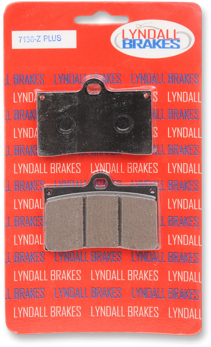 Lyndall Racing Brakes Z-Plus Brake Pads - Brembo 7138-Z+ - Side View