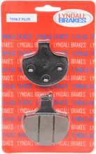 Load image into Gallery viewer, Lyndall Racing Brakes Z-Plus Brake Pads - Harley-Davidson 7059-Z+ - Side View