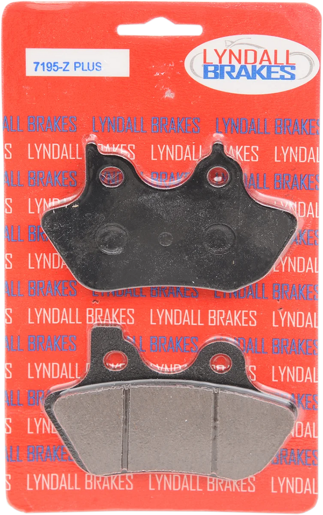 Lyndall Racing Brakes Z-Plus Brake Pads - Harley-Davidson 7195-Z+ - Side View