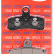 Load image into Gallery viewer, Lyndall Racing Brakes Z-Plus Brake Pads - Harley-Davidson 7256-Z+ - Side View