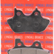 Load image into Gallery viewer, Lyndall Racing Brakes Z-Plus Brake Pads - PM Calipers 7182-Z+ - Side View
