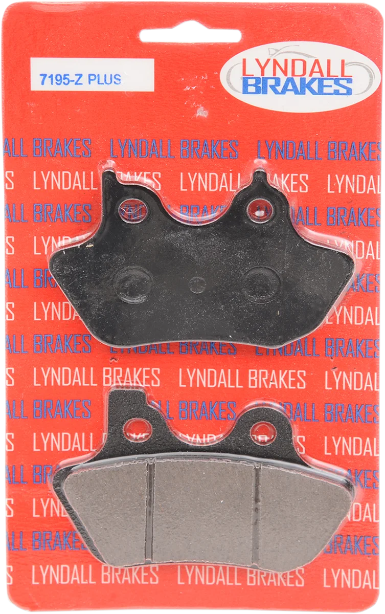 Lyndall Racing Brakes Z-Plus Brake Pads - PM Calipers 7182-Z+ - Side View