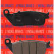 Load image into Gallery viewer, Lyndall Racing Brakes Z-Plus Brake Pads - Rear - Victory 08-17 7176-Z+ - Side View
