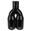 Load image into Gallery viewer, MACH Force-Xp 409 Stainless Steel Clamp-on Exhaust Tip 2.5in Inlet 3.5in Outlet - Black - Installation View