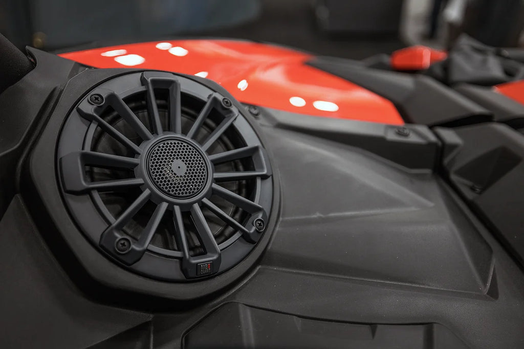 MB Quart 800W Audio System - 4 Speakers 2 Amplifiers - Can-Am MBQX-STG5-1 - Installation View