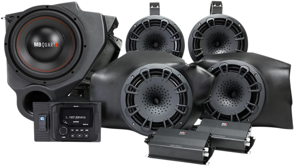 MB Quart 800W Audio System - 4 Speakers 2 Amplifiers - RZR MBQR-STG5-2 - Main Product View