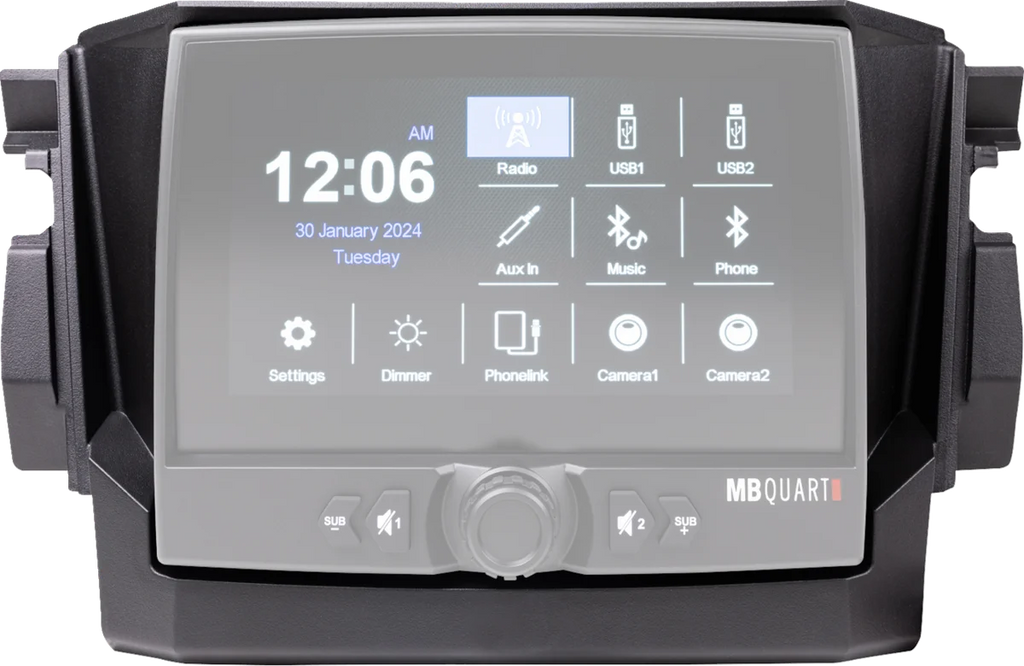 MB Quart Radio Install Kit - Polaris MBQRP-DASH-1 - Additional View 8