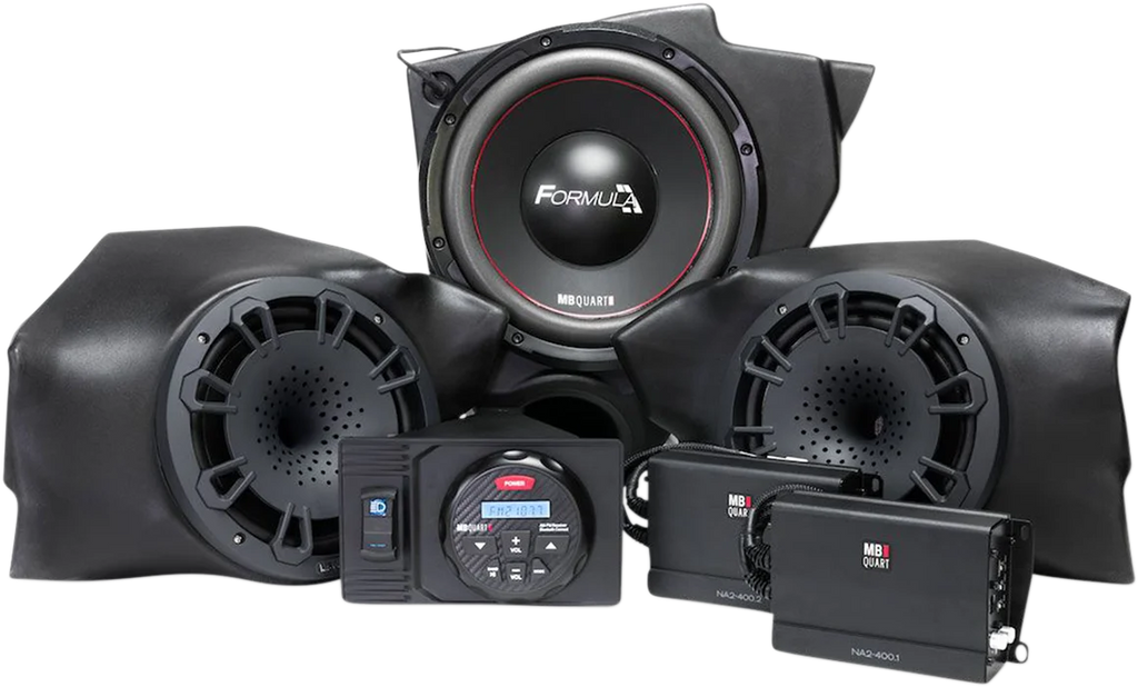 MB Quart Stage 3 Audio Package - RZR MBQR-STG3-2 - Side View