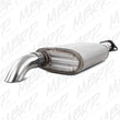 Load image into Gallery viewer, MBRP 00-06 Jeep Wrangler (TJ) Inline-4 2.5L Inline-6 4.0L Cat Back Single Off-Road Turn Down T409 Ex - Main Product View