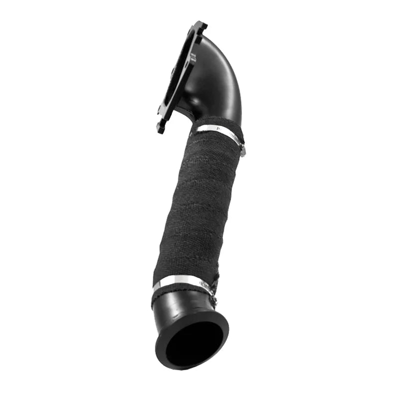 MBRP 01-04 Chev/GMC 6.6L Duramax 3in Turbo Down Pipe Black - Main Product View
