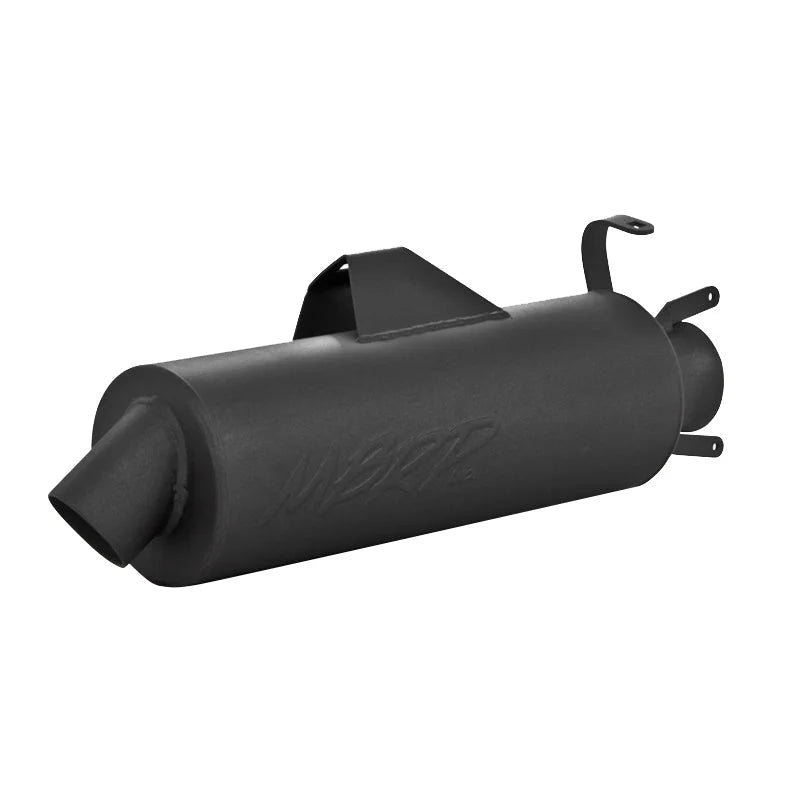 MBRP 02-07 Polaris Sportsman 700 / 03-06 Sportsman 600 Slip-On Combination Exhaust w/Sport Muffler - Main Product View