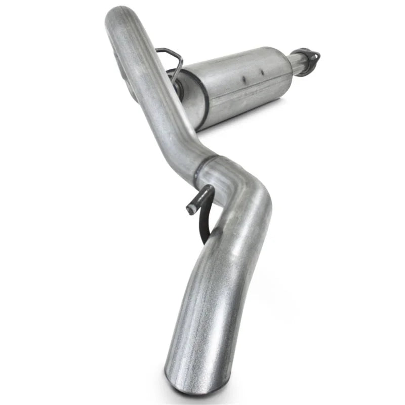 MBRP 04-06 Jeep Wrangler (TJ) Unlimited 4 0L I-6 Cat Back Single Aluminized Exhaust - Side View