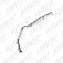 Load image into Gallery viewer, MBRP 04-07 Ford 6.0L E-250/350 Van 4in Cat Back Single Side Exit Alum Exhaust - Side View