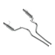 Load image into Gallery viewer, MBRP 05-09 Ford Shelby GT500 / GT Dual Split Rear Street Version 4in Tips T409 Exhaust System - Side View