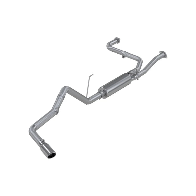 MBRP 05-11 Nissan Frontier 4.0L V6 Single Side T409 Cat Back Exhaust - Side View