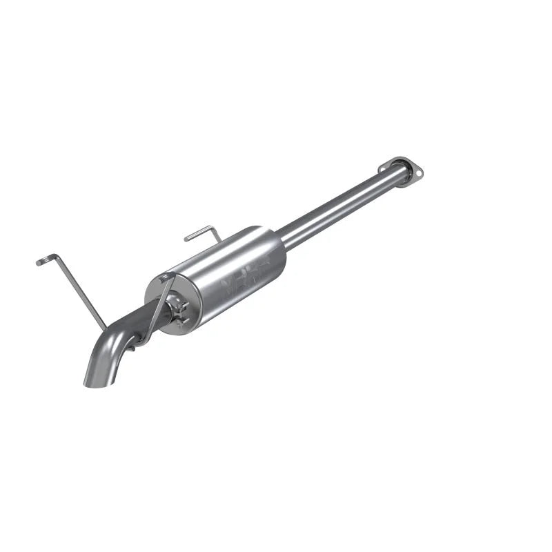 MBRP 05-11 Toyota Tacoma 4.0L EC/CC-SB Cat Back Turn Down Single Side Alum Exhaust - Side View