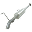 Load image into Gallery viewer, MBRP 05-11 Toyota Tacoma 4.0L EC/CC-SB Cat Back Turn Down Single Side T409 Exhaust - Side View