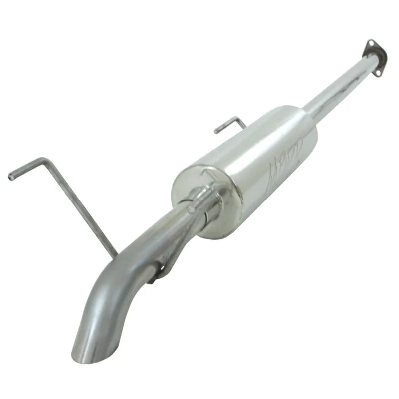 MBRP 05-11 Toyota Tacoma 4.0L EC/CC-SB Cat Back Turn Down Single Side T409 Exhaust - Side View